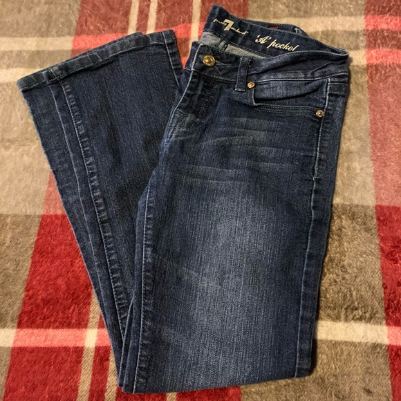 7FAM “A Pocket” Bejeweled Jeans - Picture 5 of 9